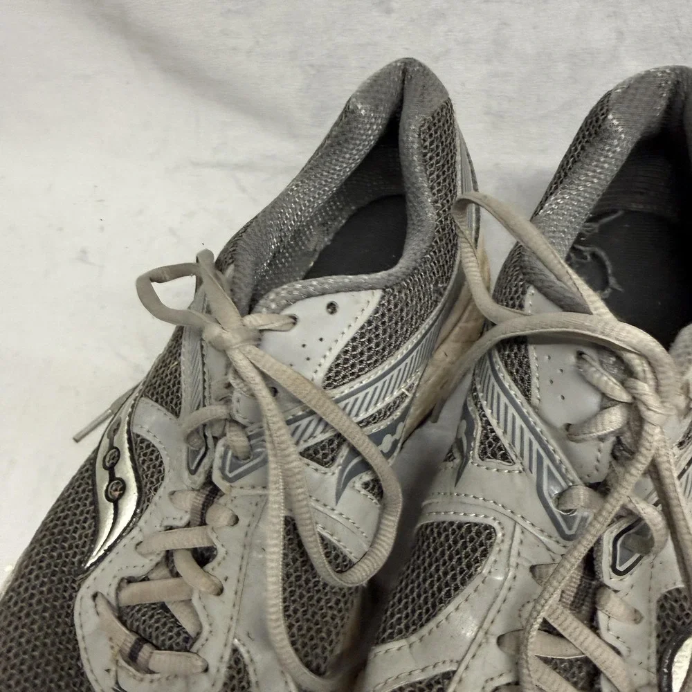 Saucony Cohesion 10 Shoes Mens Size‎ 10.5W Gray Running Mesh Sneakers S25343-1
